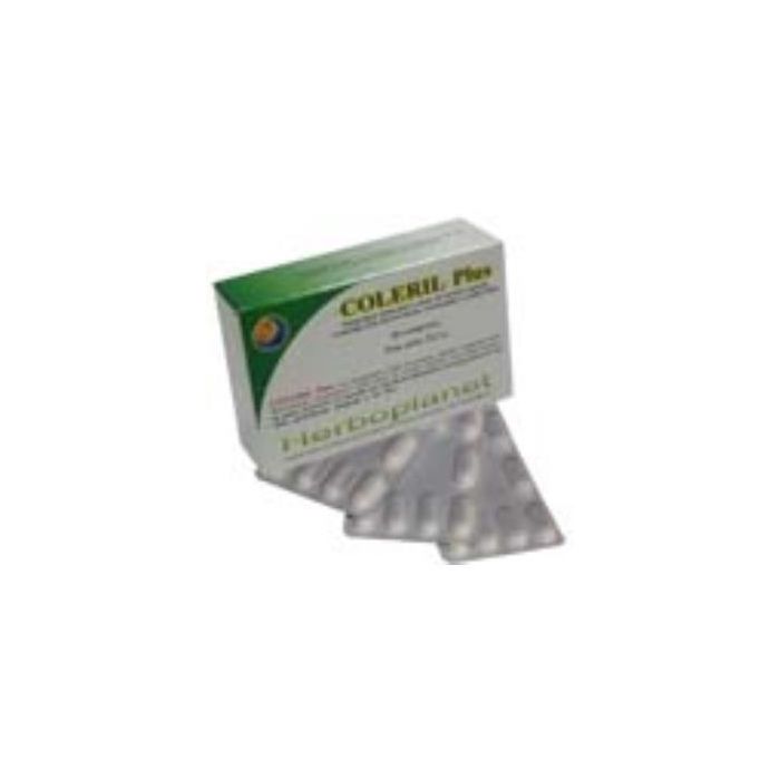HERBOPLANET Coleril Plus 30 Comprimidos para niveles normales de colesterol con Monacolina K y Cardo Mariano