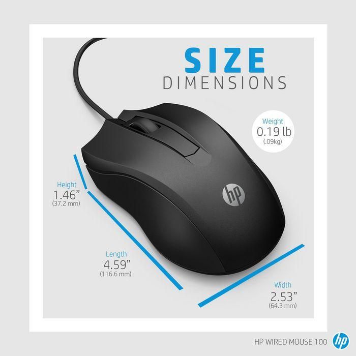 HP Wired Mouse 100 4 HP Wired Mouse 100 4
