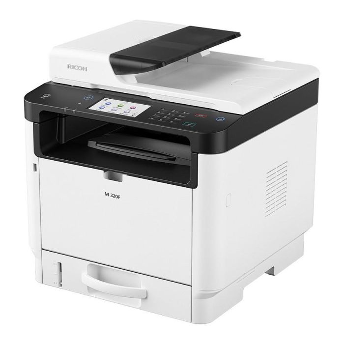 Ricoh M 320F - Impresora Láser Multifunción 4 en 1 (A4, Blanco y Negro, 32 ppm, LAN/Wi-Fi, ARDF, Duplex, Color) 1
