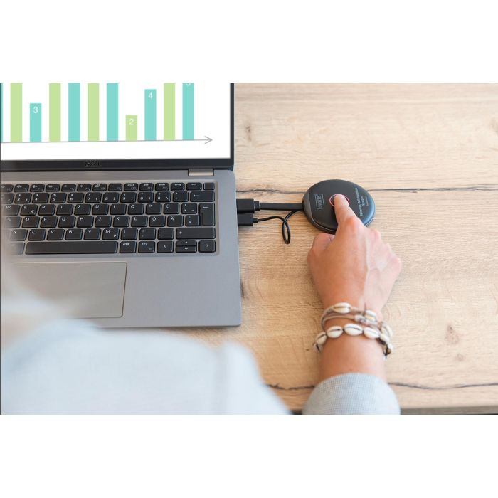 Digitus Transmisor HDMI Inalámbrico para Click & Present Pro DS-55317, Alcance 50m, Full HD 1080p 5