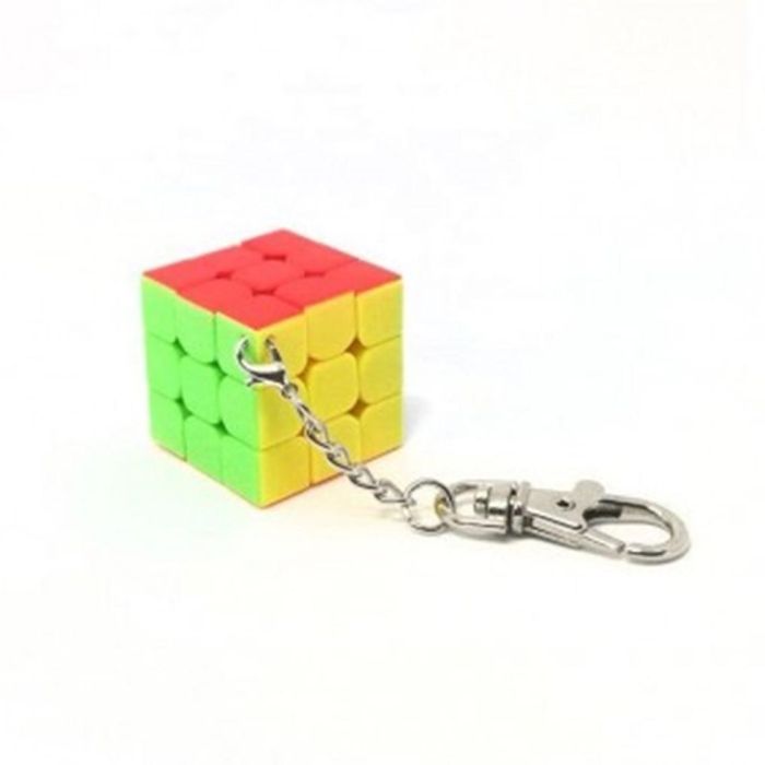 Qiyi Cubo Rubik Llavero 3x3 Plano - Mini Cubo con Giro Suave Qiyi Cubo Rubik Llavero 3x3 Plano - Mini Cubo con Giro Suave