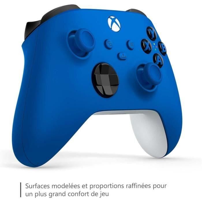 Mando de juego Xbox inalámbrico azul eléctrico 1 Mando de juego Xbox inalámbrico azul eléctrico 1