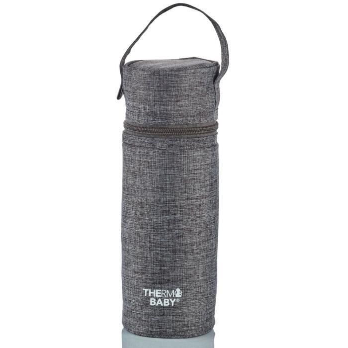 Porta biberones THERMOBABY - aislado - gris jaspeado Porta biberones THERMOBABY - aislado - gris jaspeado