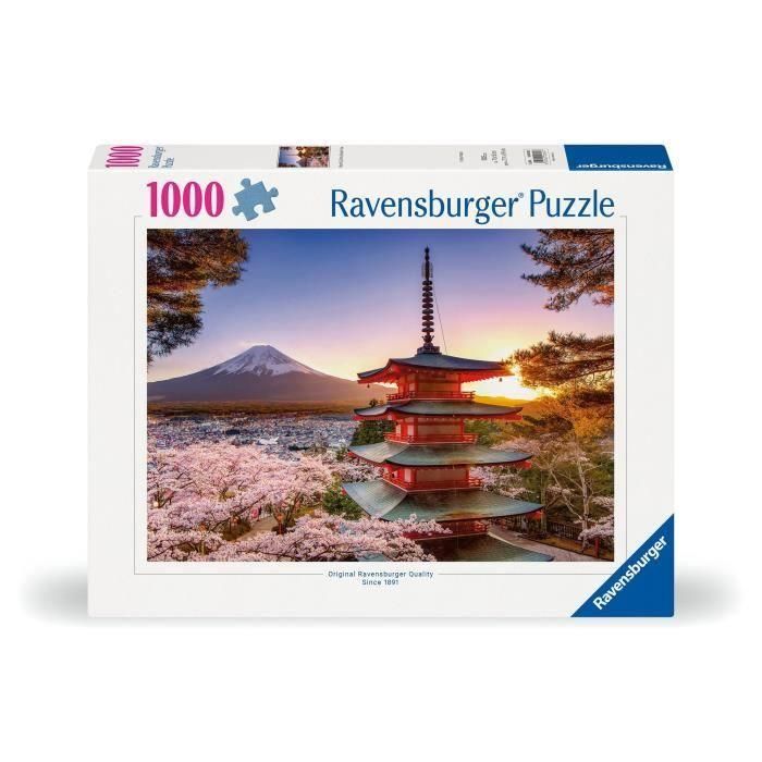 Puzzle de 1000 piezas Flores de cerezo del monte Fuji, Adultos y niños, Edad 14, Puzzle de alta calidad, 12000582, Ravensb 1