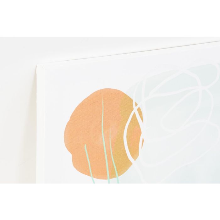 DKD Home Decor Cuadro Moderno Abstracto Multicolor Lienzo Pino 40x40x1.8 cm, Set de 3 Unidades 1