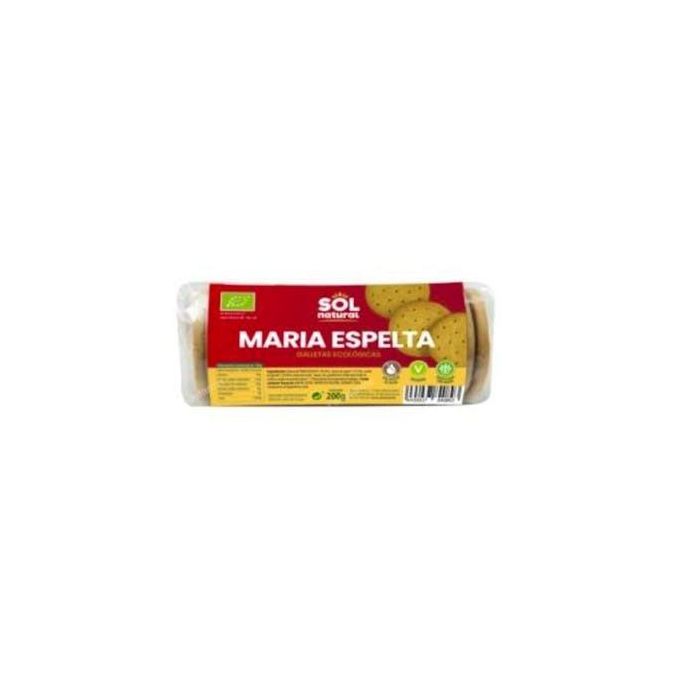 SOLNATURAL Galletas Maria De Espelta Bio 200Gr SOLNATURAL Galletas Maria De Espelta Bio 200Gr