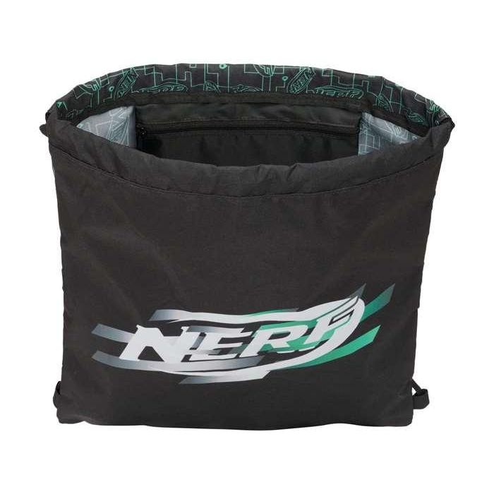 Bolsa Mochila con Cuerdas Nerf Game Negro 35 x 40 x 1 cm 1