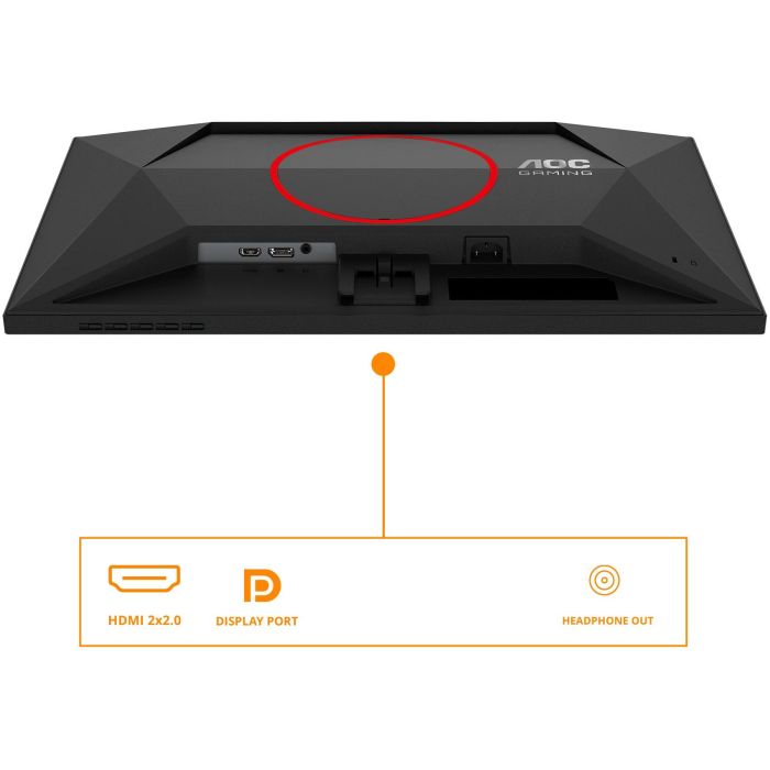 AOC 60.4cm (23.8") Q24G4RE 16:09 2xHDMI+DP IPS black-red 6