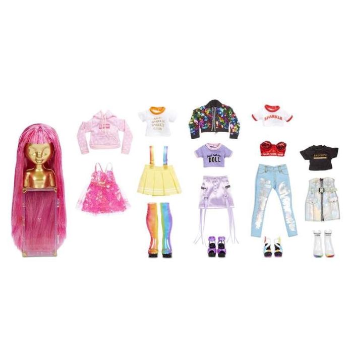 MGA Estudio Fashion Rainbow High Muñeca con Más de 300 Looks y Accesorios, Incluye Muñeca Exclusiva, 22 cm 10