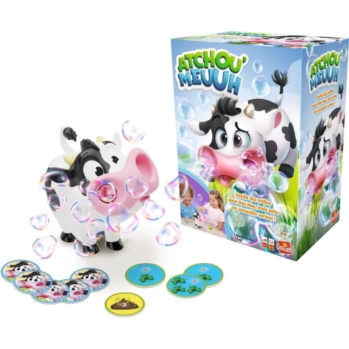 Juegos de mesa - GOLIATH - Atchou'Meuuh - ¡Recoge tréboles y evita las alergias! niños de 4 años 4