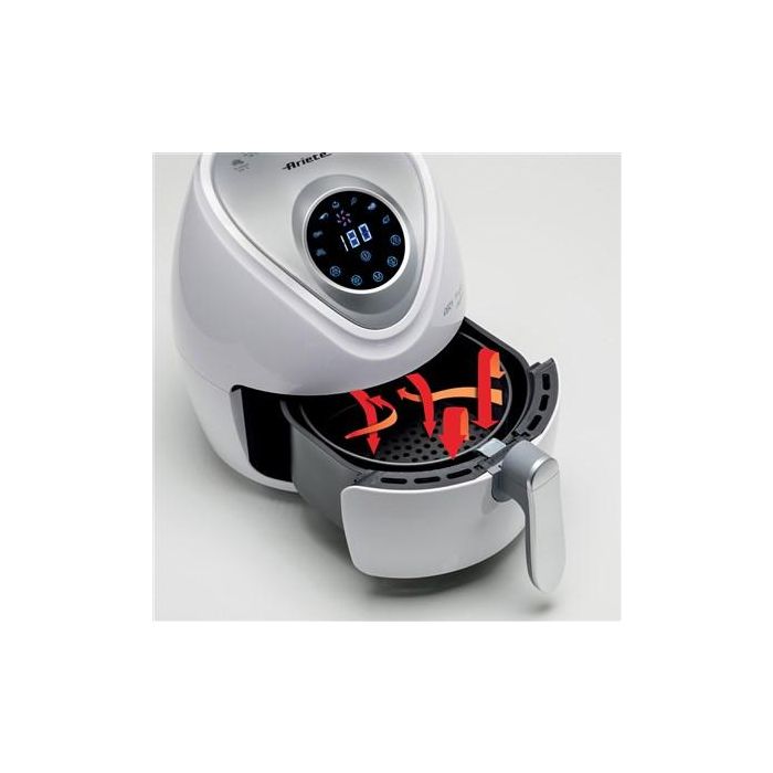 Ariete 4616/03 Freidora de Aire Blanca con Pantalla LCD Táctil, 7 Programas Predefinidos, 80% Menos Grasa 3
