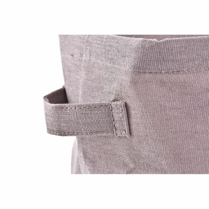 Cesta DKD Home Decor Amarillo Azul Granate Lienzo Moderno 20 x 16 x 15 cm (3 Unidades) 3