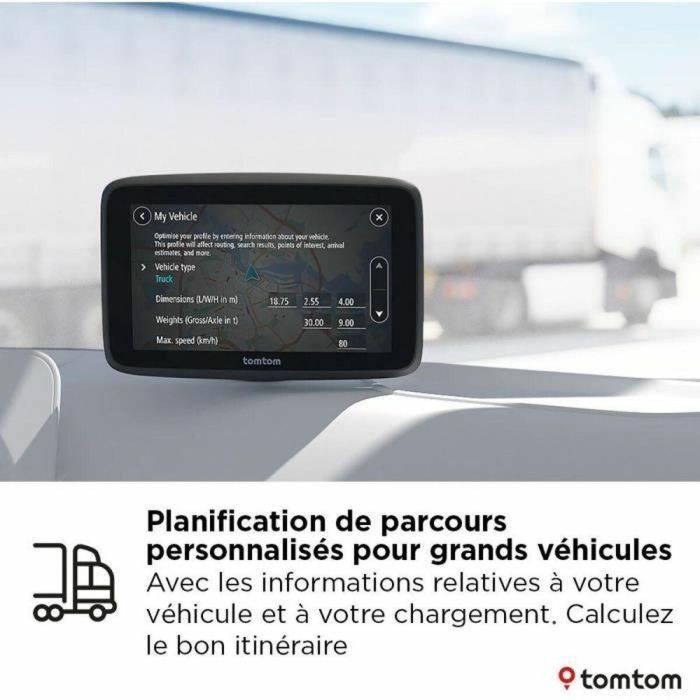 GPS - TOMTOM - GO Professional 6 EU 2ª Generación - Mapas de Europa, Servicios Pro, Pantalla Táctil 4