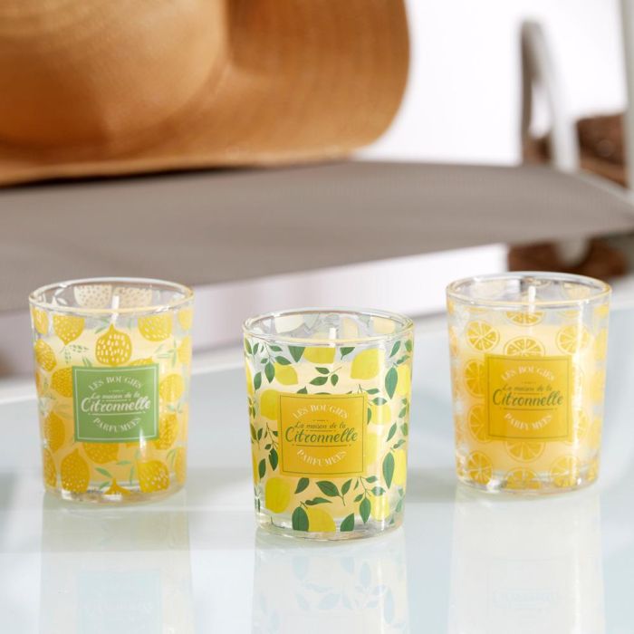 Vela Citronela Home Deco Factory altura 6,5 cm  1