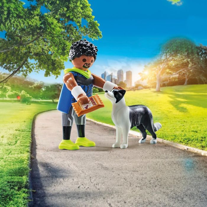 Playmobil Corredor con Border Collie 71740 +4 años 3