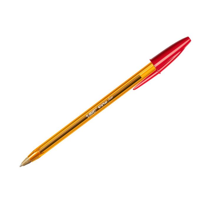 Bic Bolígrafo Cristal Original Fine Rojo Caja 50 Ud 1