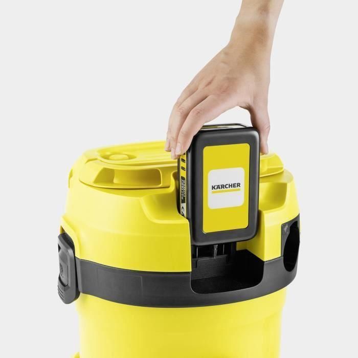 Agua y aspiradora de polvo inalámbrico WD 2-18 V-13/18 (sin batería) Karcher 1