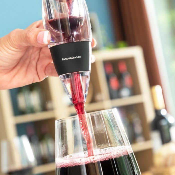 Aireador de Vino con Filtro, Soporte y Funda Wineir InnovaGoods 6 Aireador de Vino con Filtro, Soporte y Funda Wineir InnovaGoods 6