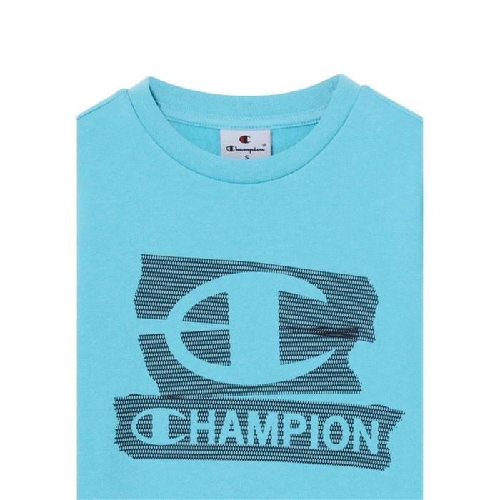 Sudadera sin Capucha Niño Champion Graphic Shop Azul Agua L 1