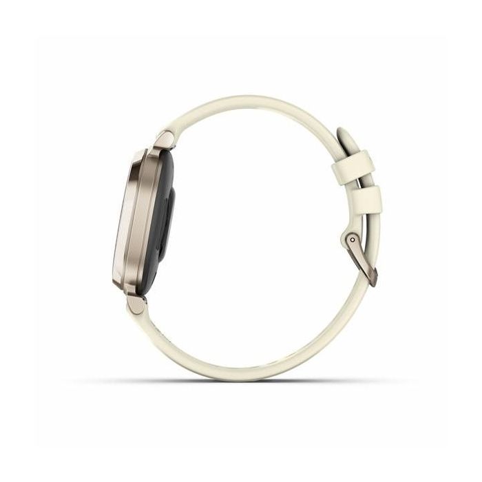 Garmin GAR0753759324711 Reloj Conectado Lily 2 - Caja Oro Crema, Correa Blanco Coco, 25,4 x 21,3 mm 1