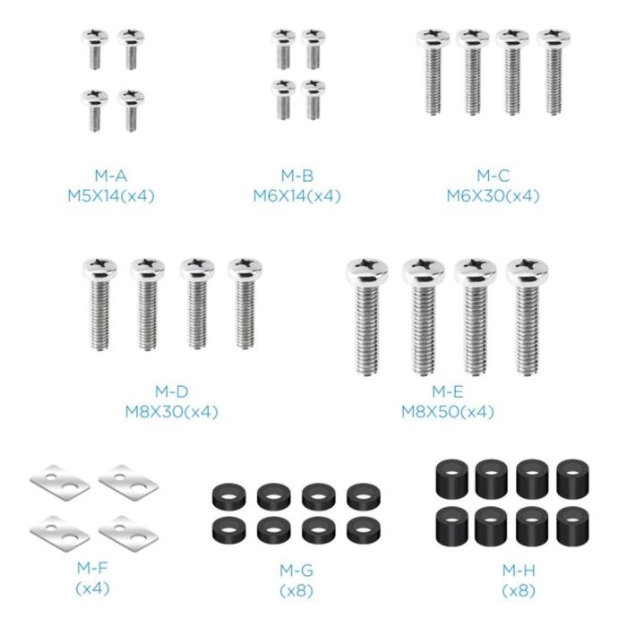 TooQ LPHA7090 Soporte de Pared Regulable para Pantallas Interactivas 70-90 pulgadas hasta 55 kg VESA 800x600 Negro 1 TooQ LPHA7090 Soporte de Pared Regulable para Pantallas Interactivas 70-90 pulgadas hasta 55 kg VESA 800x600 Negro 1