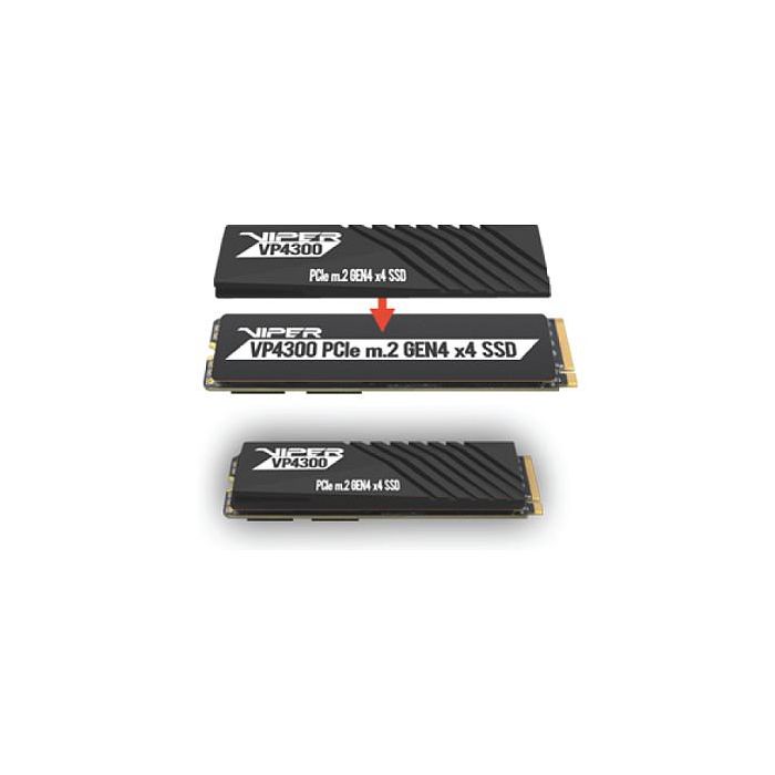 Patriot VP4300 SSD M.2 2 TB PCIe 4.0 NVMe 1.4 Schwarz 4