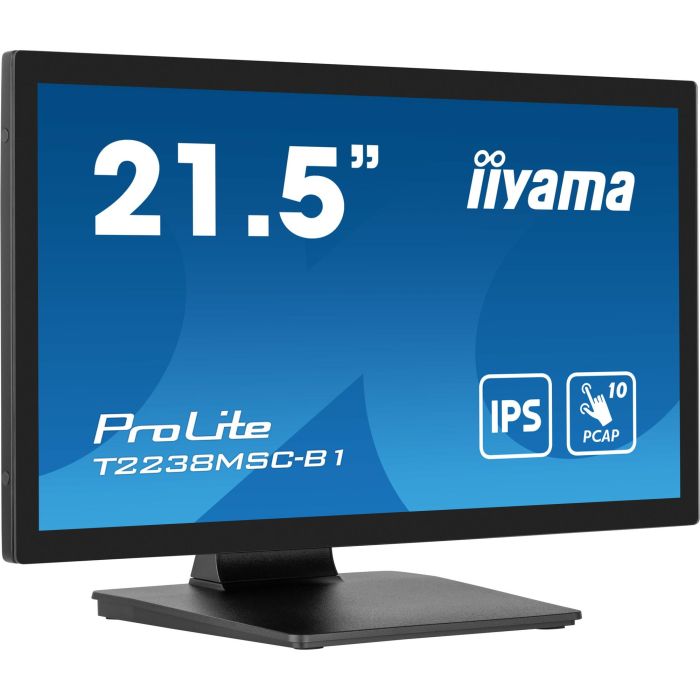 iiyama Monitor T2238MSC-B1 21.5" Full HD LED Pantalla Táctil IPS 1920x1080 HDMI DP USB 11