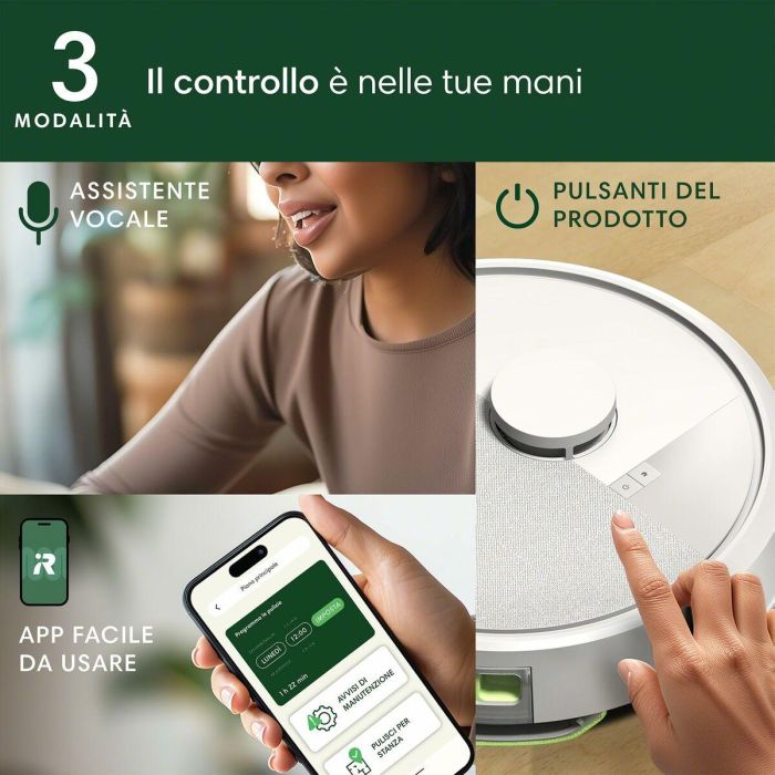 Irobot Robot aspirador Roomba 105 Combo Robot con Base de Vaciado Automático Blanco 10