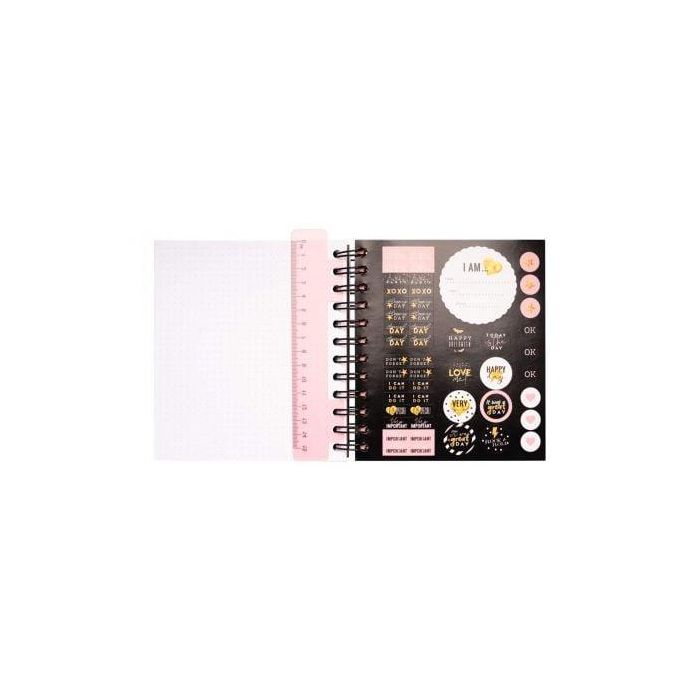 AGENDA ESCOLAR ERIK ADPM1915 GLITTER GOLD DREAMS - 14*16CM - SEPT. 19/JUNIO 2020 - 300PAG. 80G - REGLA MARCAPAGINAS - LAMINAS SEPARADORAS - PEGATINAS 2 AGENDA ESCOLAR ERIK ADPM1915 GLITTER GOLD DREAMS - 14*16CM - SEPT. 19/JUNIO 2020 - 300PAG. 80G - REGLA MARCAPAGINAS - LAMINAS SEPARADORAS - PEGATINAS 2