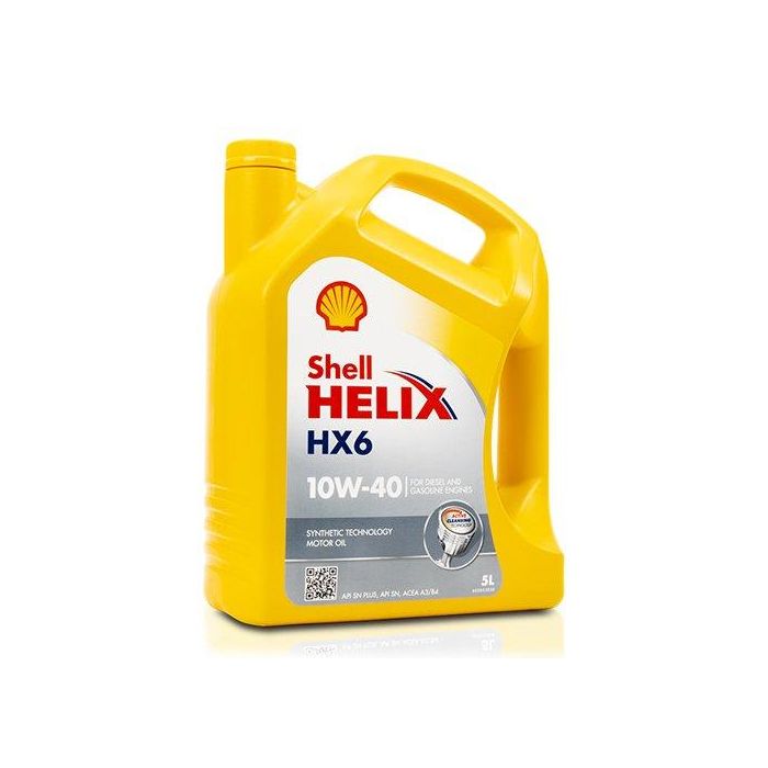 Shell ACSHEHX610W405L Aceite Motor Helix Hx6 10W-40 5L Tecnología Limpieza Activa, Protección Desgaste y Lodos. API SN Plus, ACEA A3/B4 2 Shell ACSHEHX610W405L Aceite Motor Helix Hx6 10W-40 5L Tecnología Limpieza Activa, Protección Desgaste y Lodos. API SN Plus, ACEA A3/B4 2