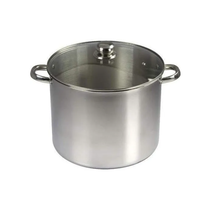 Baumalu Servicio de catering de acero inoxidable con tapa de vidrio - 30 cm 5