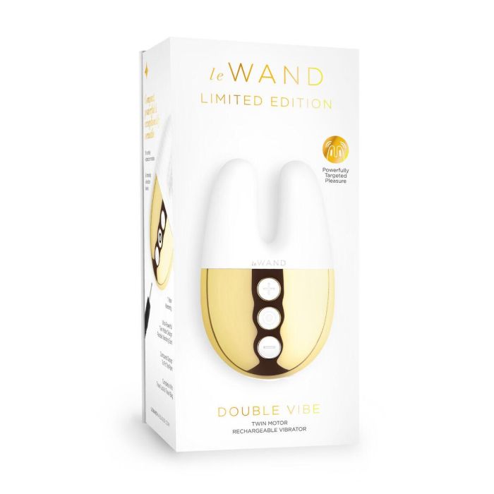 Vibrador Doble Estimulación Le Wand Blanco 14 Vibrador Doble Estimulación Le Wand Blanco 14
