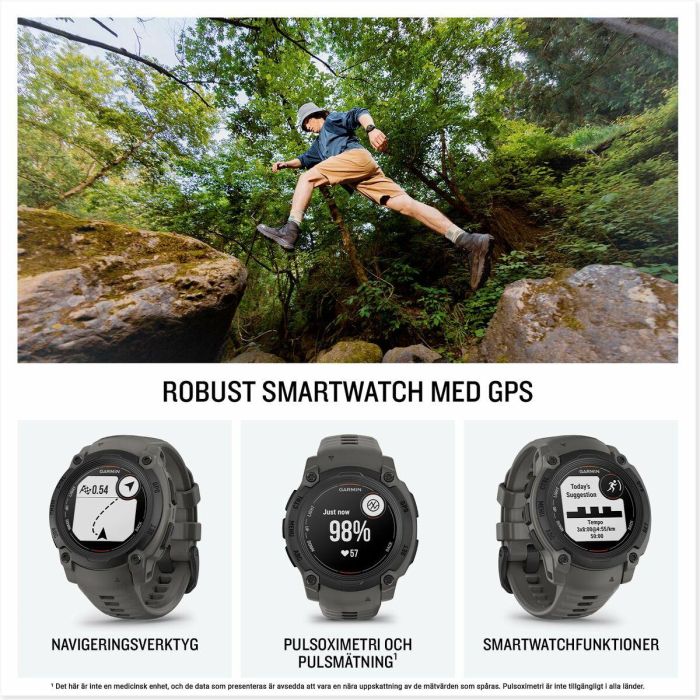 Garmin Instinct E 2,18 cm (0.86") MIP 40 mm Digital 166 x 166 Pixeles Negro GPS (satélite) 27 Garmin Instinct E 2,18 cm (0.86") MIP 40 mm Digital 166 x 166 Pixeles Negro GPS (satélite) 27