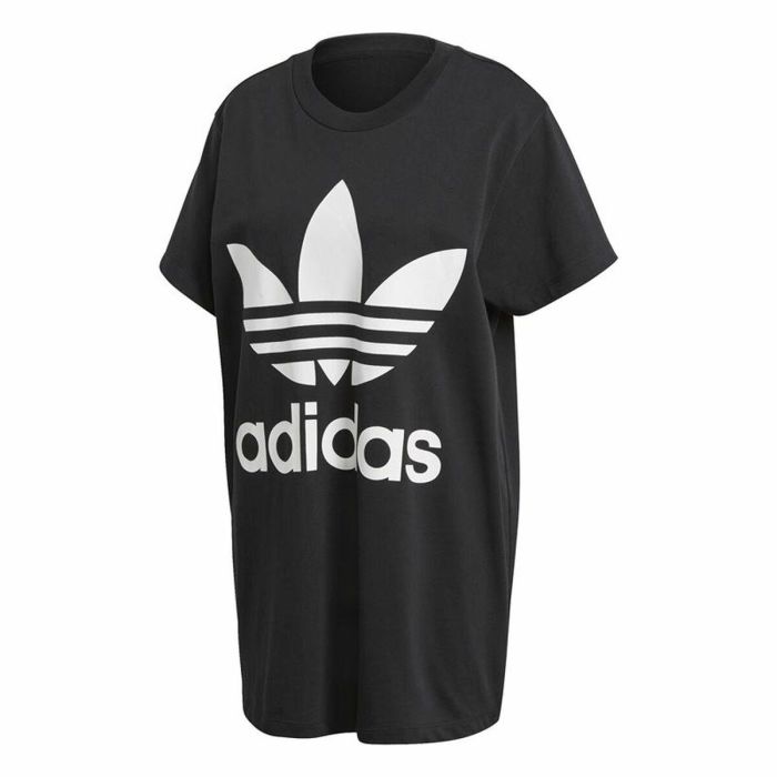 Camiseta de Manga Corta Mujer Adidas Trefoil Negro 36 0 Camiseta de Manga Corta Mujer Adidas Trefoil Negro 36 0