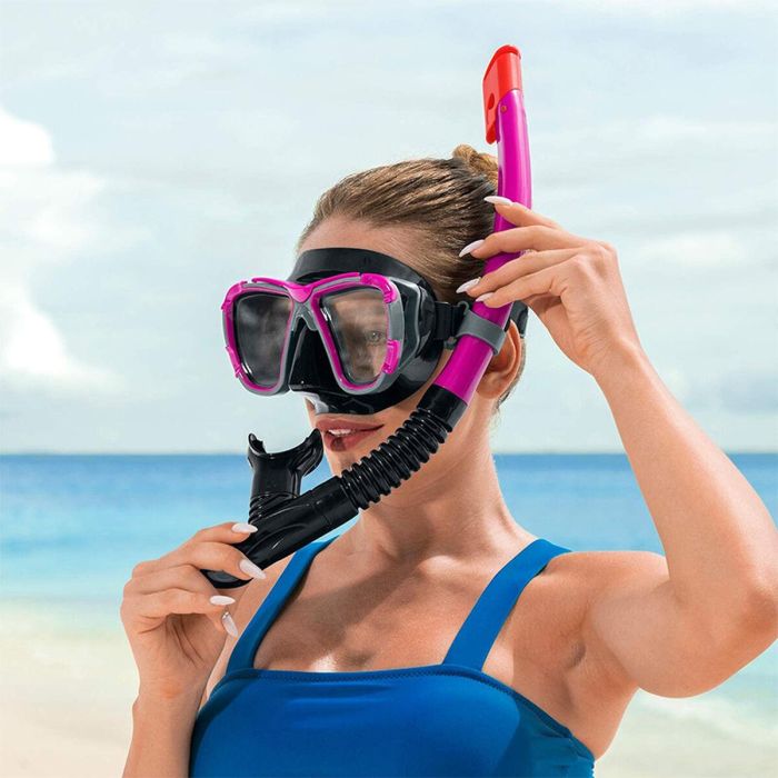 Bestway Mascara Buceo Adulto Vidrio Templado Color Surtido Correa Silicona +14 Años Playa y Piscina 22057 1 Bestway Mascara Buceo Adulto Vidrio Templado Color Surtido Correa Silicona +14 Años Playa y Piscina 22057 1