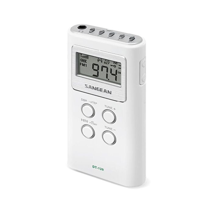 Radio Portátil Sangean DT-120 Blanco 6 Radio Portátil Sangean DT-120 Blanco 6