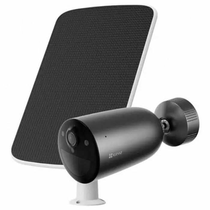 EZVIZ CS-EB3/SP-R200(2K 4GA) Cámara de Videovigilancia Exterior 4G con Batería Recargable 2K Negra para Seguridad