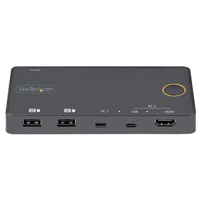 StarTech.com Switch KVM Híbrido USB-A/USB-C de 2 Puertos con HDMI 4K 60Hz para PC y Portátil 1 StarTech.com Switch KVM Híbrido USB-A/USB-C de 2 Puertos con HDMI 4K 60Hz para PC y Portátil 1