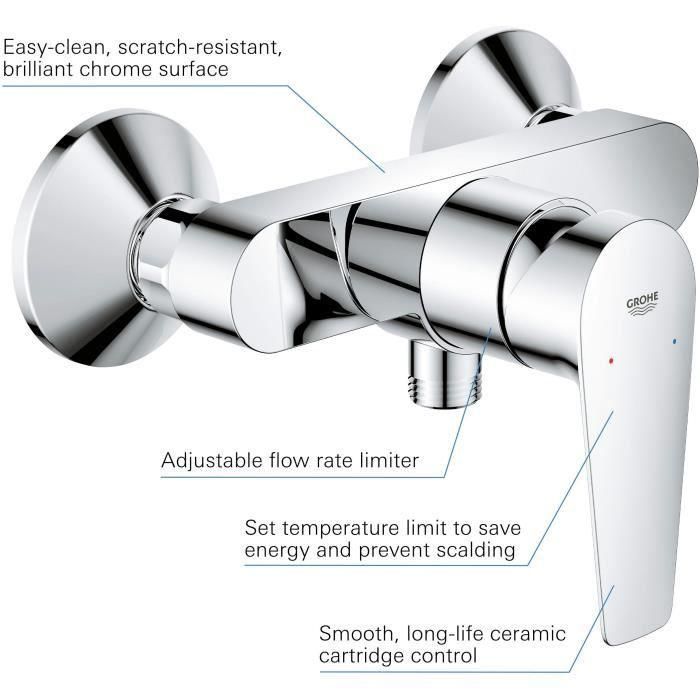 Grohe - batidora de monocominación de ducha 4