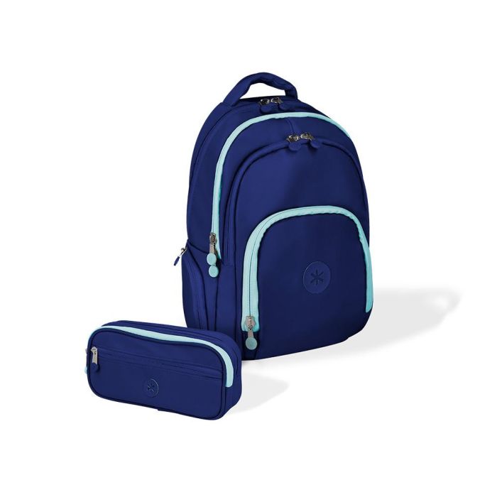 Mochila Antartik Multibolsillo 19 L Compartimento Para Portatil Y Tablet Color Azul Marino 450 X 160 X 300 mm 9