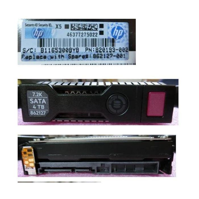 Hewlett Packard Enterprise 4TB SATA III 7.2K rpm LFF SC MDL Disco Duro para Servidores 1 Hewlett Packard Enterprise 4TB SATA III 7.2K rpm LFF SC MDL Disco Duro para Servidores 1