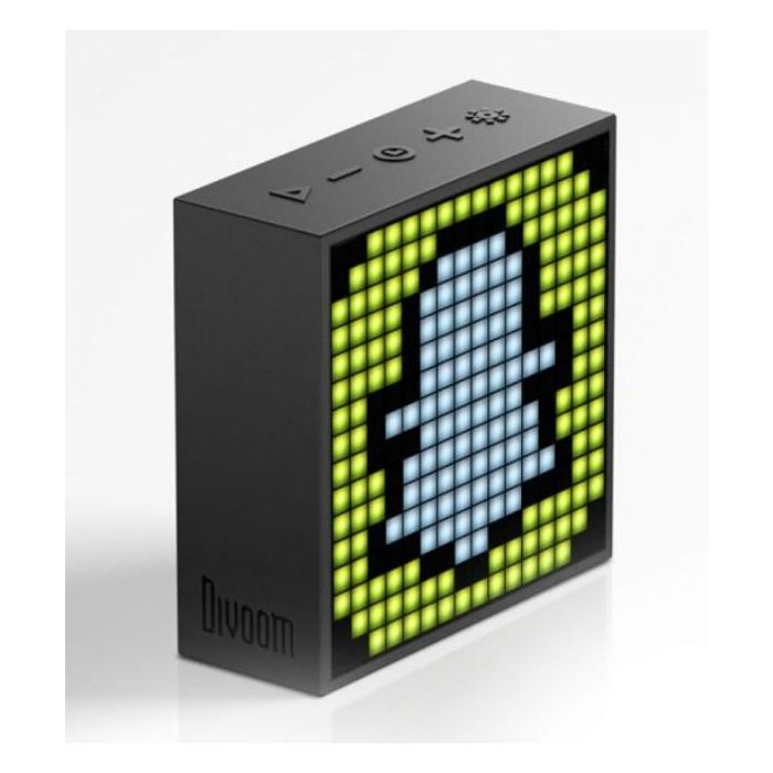 Divoom Timebox Evo Altavoz Bluetooth Inalámbrico Portátil Negro con Iluminación LED 6W 2