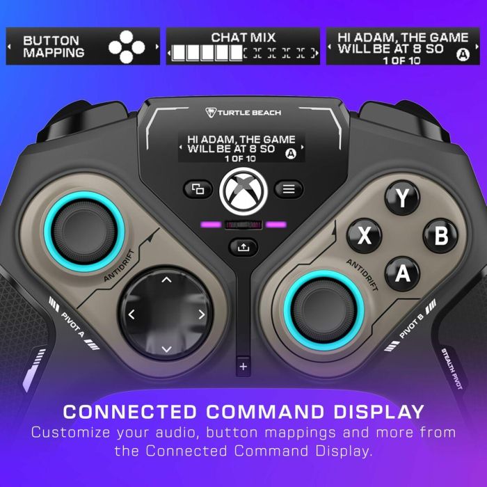 Turtle Beach TBS-0120-05 Stealth Pivot - Controlador inteligente inalámbrico 2,4 GHz o Bluetooth, Negro 6 Turtle Beach TBS-0120-05 Stealth Pivot - Controlador inteligente inalámbrico 2,4 GHz o Bluetooth, Negro 6