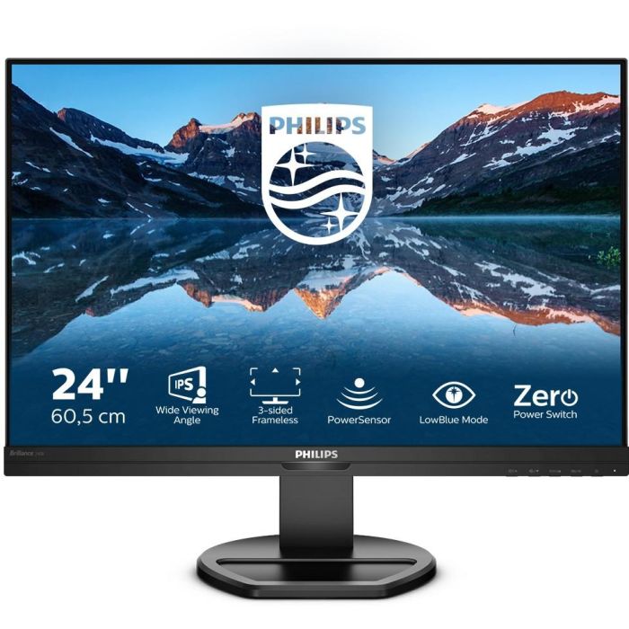 Philips 240B9 Monitor 24.1" WUXGA IPS 1920x1200, 4ms, 75Hz, HDMI, DVI, VGA, DisplayPort, Altavoces