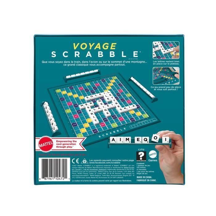 SCRABBLE - Scrabble Voyage - Juego de mesa 4 SCRABBLE - Scrabble Voyage - Juego de mesa 4