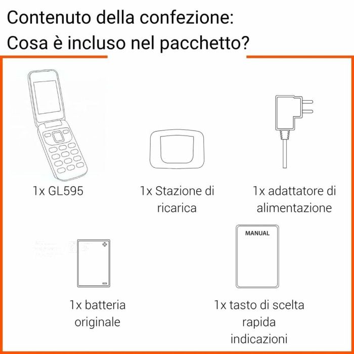 Gigaset GL595 Teléfono Móvil Concha para Mayores Dual SIM Silver, IP44 resistente a salpicaduras y polvo 2