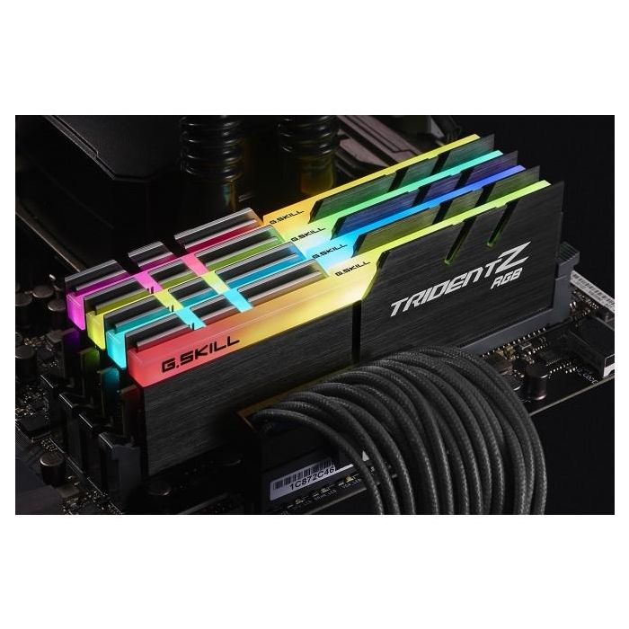 G.Skill F4-3200C16Q-32GTZRX Memoria RAM DDR4 32GB (4x8GB) 3200MHz CL16 Trident Z RGB Rojo/Verde/Azul 4