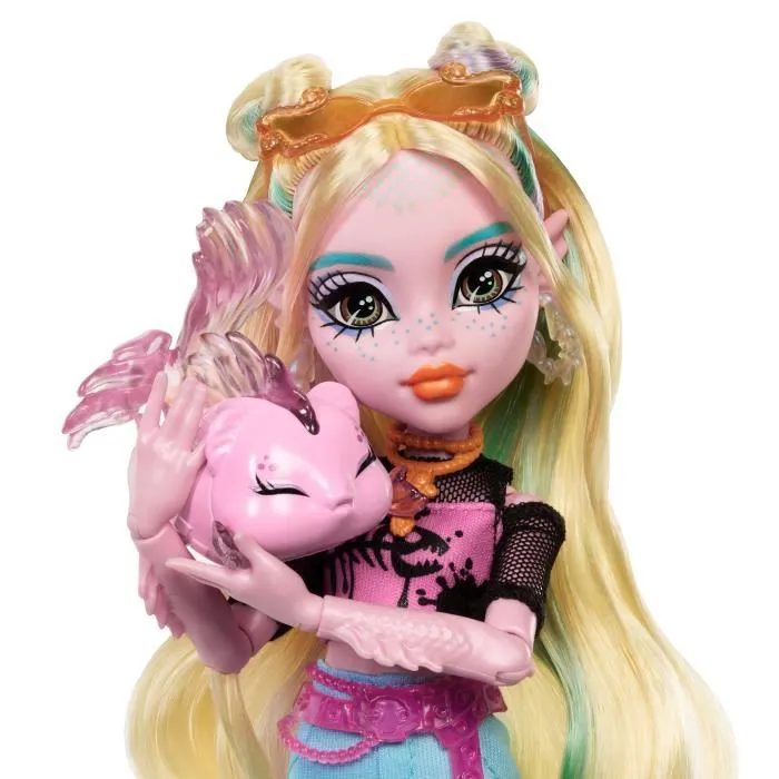 Monster High Muñeca Fabulosa Lagoona Blue Hxh75 Mattel con Accesorios 1