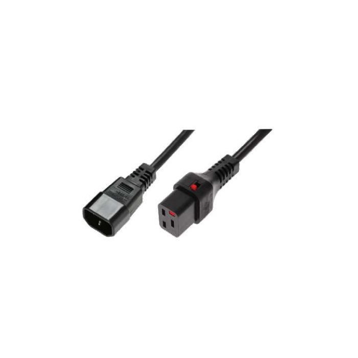 NEXT UPS Systems IEC-LOCK POWER CABLE - IEC-C14(M) -<lt/>gt/> IEC-C19(F) 2M NEXT UPS Systems IEC-LOCK POWER CABLE - IEC-C14(M) -<lt/>gt/> IEC-C19(F) 2M