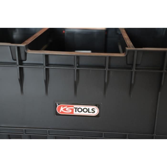 Caja de herramientas - KS TOOLS - 850.0394F - Caja abierta SCM - Caja de herramientas vacía con asa de transporte 1 Caja de herramientas - KS TOOLS - 850.0394F - Caja abierta SCM - Caja de herramientas vacía con asa de transporte 1